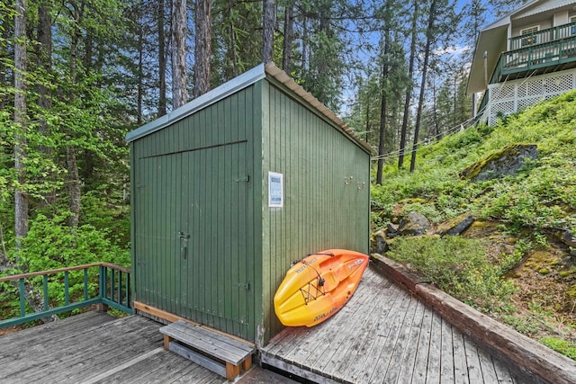 231 Mountain View Dr, Newport, WA 99156 - view of outbuilding with an outdoor structure