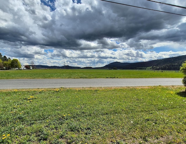 306 S Bernard St, Chewelah, WA 99109 - view of asphalt street with a mountain view