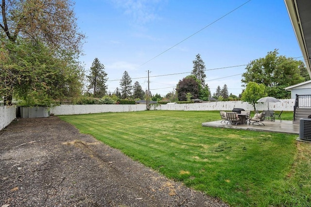 8214 N Jefferson Dr, Spokane, WA 99208 - view of yard with a patio and cooling unit