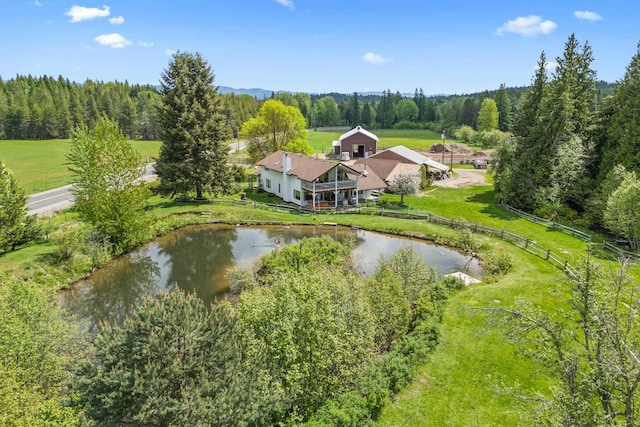 2443 Flowery Trail Rd, Usk, WA 99180 - view from above of property with a large body of water and a forest