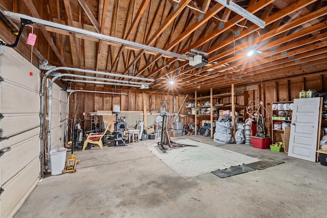 2443 Flowery Trail Rd, Usk, WA 99180 - garage featuring a garage door opener