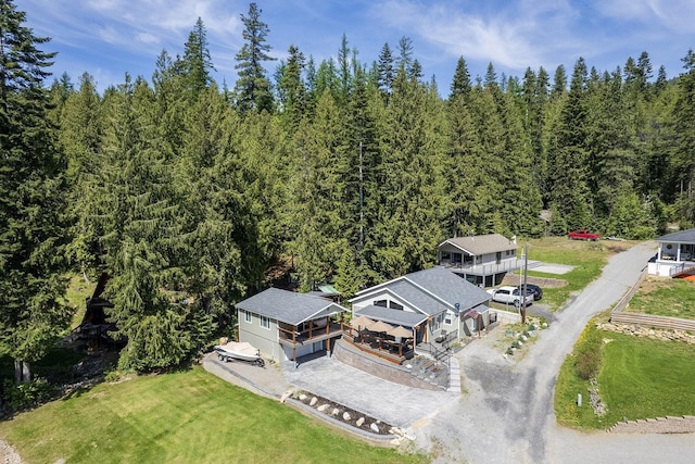 29955 N Isle View Rd, Spirit Lake, ID 83869 - aerial view of property and surrounding area featuring a forest