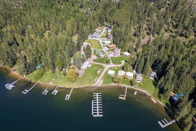 29955 N Isle View Rd, Spirit Lake, ID 83869 - aerial view of property's location with a nearby body of water and a heavily wooded area