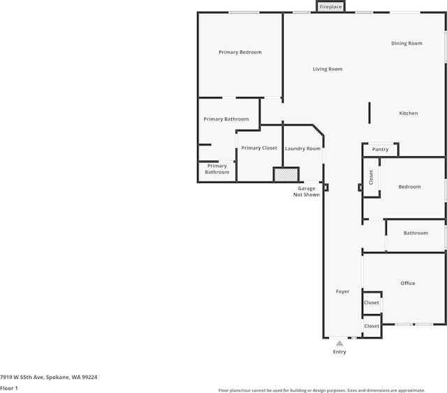 7919 W 55th Ave, Spokane, WA 99224 - room layout