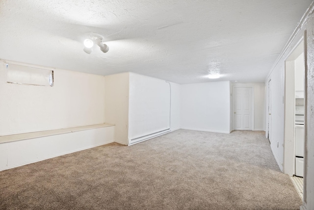 3013 E Broad Ave, Spokane, WA 99217 - finished basement with carpet, a textured ceiling, and baseboards