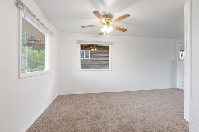 3013 E Broad Ave, Spokane, WA 99217 - carpeted empty room with ceiling fan and baseboards