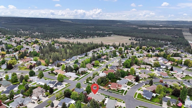 10610 N Iroquois Dr, Spokane, WA 99208 - aerial overview of property's location with nearby suburban area