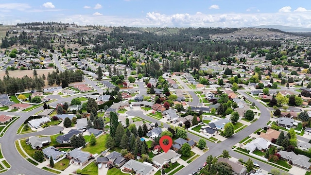 10610 N Iroquois Dr, Spokane, WA 99208 - aerial view of property's location with nearby suburban area