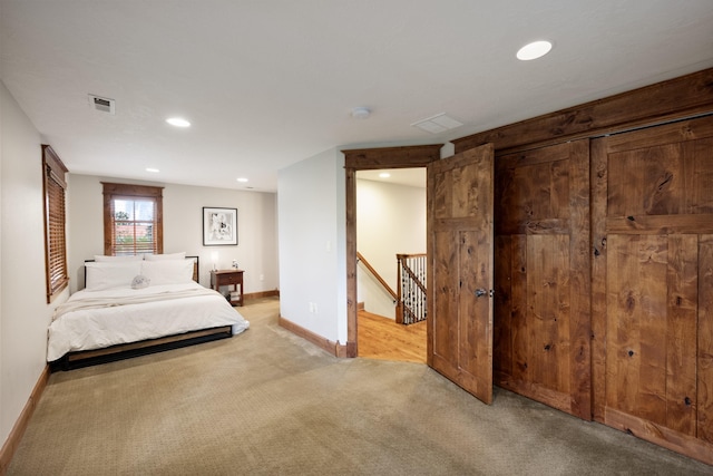 10204 N Wellen Ln, Spokane, WA 99218 - carpeted bedroom featuring baseboards and recessed lighting