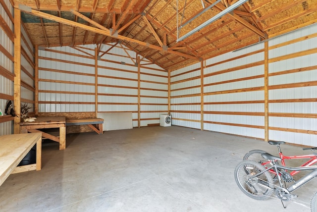 4521 E Fairview St, Spokane, WA 99217 - garage with metal wall