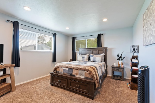 4521 E Fairview St, Spokane, WA 99217 - bedroom with light colored carpet, multiple windows, and recessed lighting