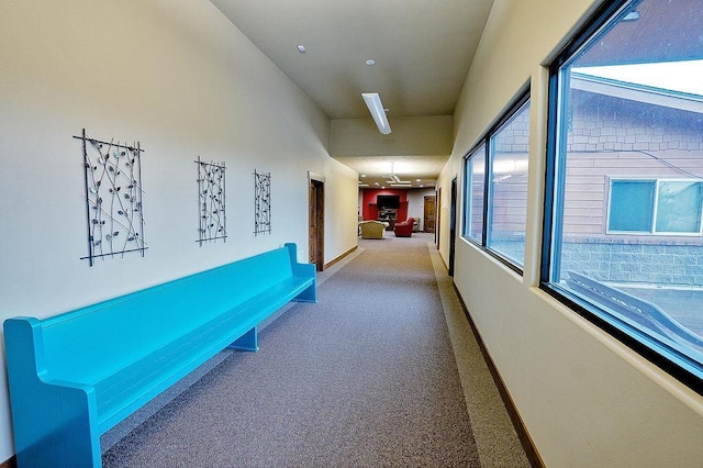 6701 N Idaho Rd, Newman Lake, WA 99025 - hallway featuring carpet floors and baseboards