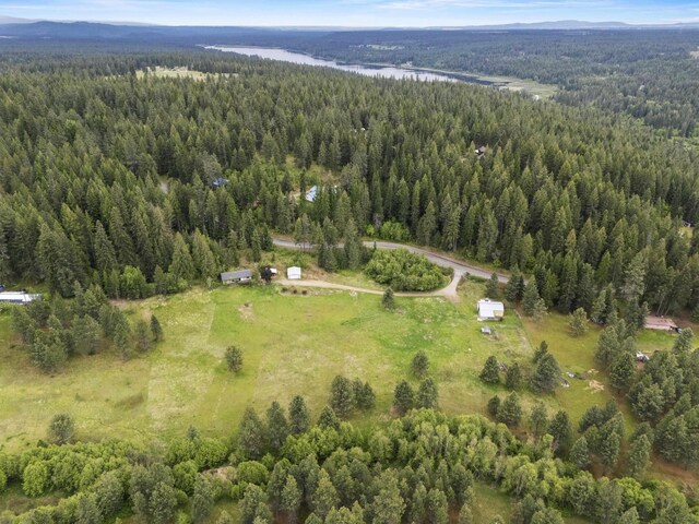 2362 Nicholson Rd, Elk, WA 99009 - view of property location with a heavily wooded area and a water and mountain view