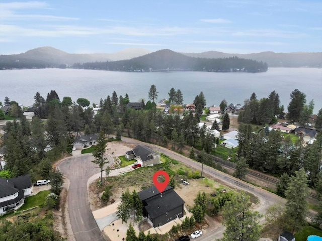 39980 Lake Summit Dr, Loon Lake, WA 99148 - view of property location featuring a water and mountain view