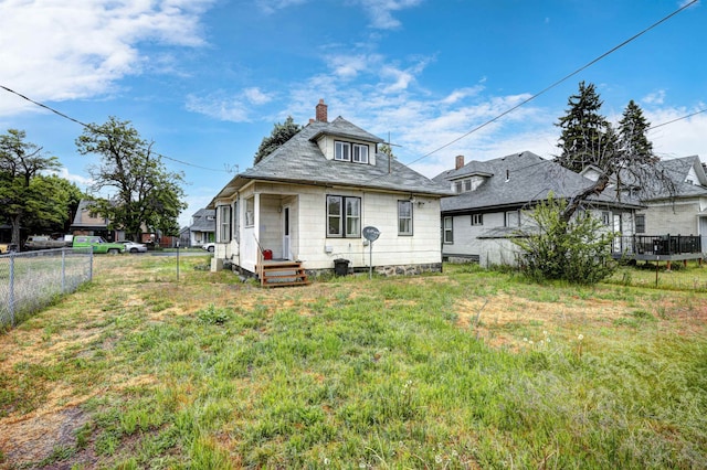 1608 E Pacific Ave, Spokane, WA 99202 - back of property featuring a chimney