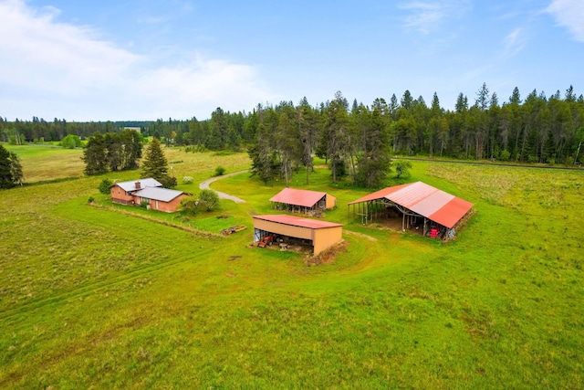 4796 W Gibson Dahl Rd, Clayton, WA 99110 - aerial view of sparsely populated area featuring a heavily wooded area