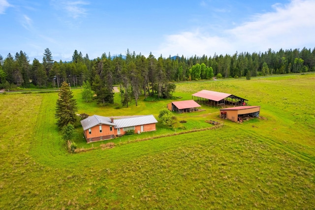 4796 W Gibson Dahl Rd, Clayton, WA 99110 - aerial view of sparsely populated area featuring a forest