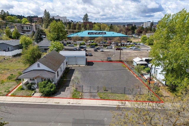 608 S Hatch St, Spokane, WA 99202 - aerial overview of property's location with property parcel outlined