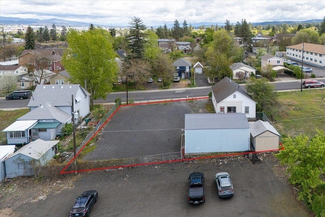 608 S Hatch St, Spokane, WA 99202 - aerial perspective of suburban area featuring property boundaries highlighted