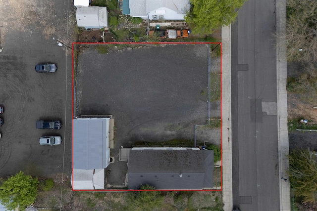 608 S Hatch St, Spokane, WA 99202 - aerial view of property and surrounding area with property boundaries highlighted