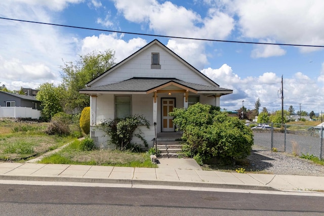 608 S Hatch St, Spokane, WA 99202 - bungalow-style home with roof with shingles and a porch