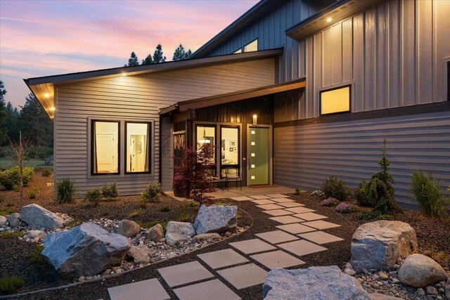 220 E Meadowlane Rd, Spokane, WA 99224 - back of property featuring board and batten siding