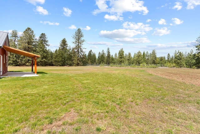 344 W Deer Park Milan Rd, Deer Park, WA 99006 - view of green lawn featuring a patio area