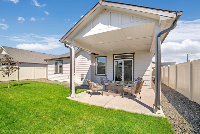 1451 W 67th Avenue Lot 4Block 4 - Hudson, Spokane, WA 99224 - back of property featuring a patio area and board and batten siding