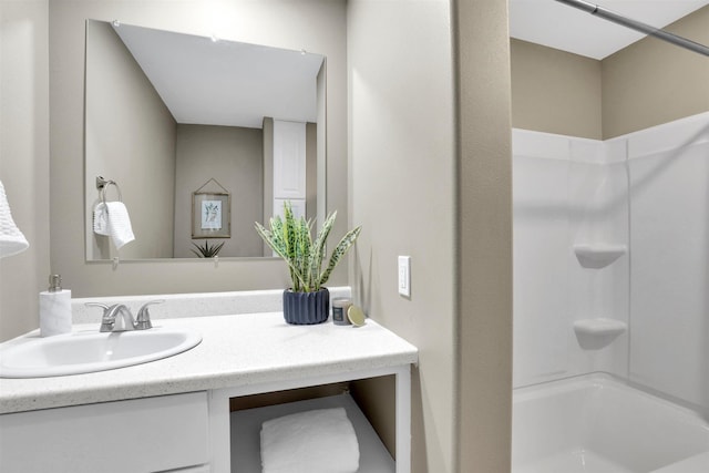 2121 W Sharp Ave, Spokane, WA 99201 - bathroom featuring vanity and  shower combination