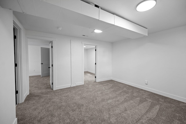 5727 N Cannon St, Spokane, WA 99205 - finished basement featuring carpet flooring and baseboards