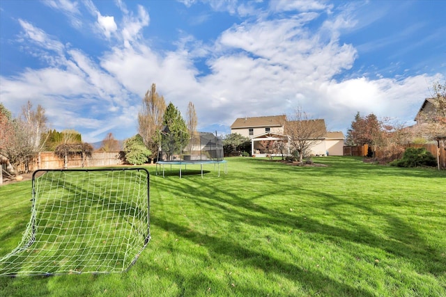 17321 E Morningside Ln, Spokane Valley, WA 99016 - view of yard with a trampoline and a gazebo