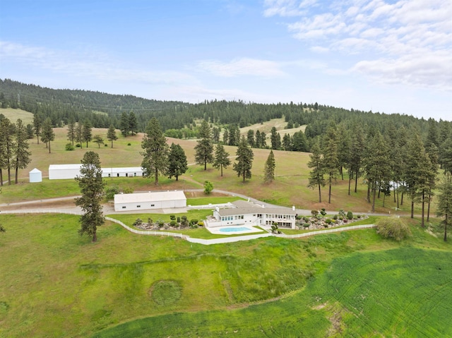 17500 E Wellesley Ave, Spokane Valley, WA 99216 - view of rural area with a forest and a pool area
