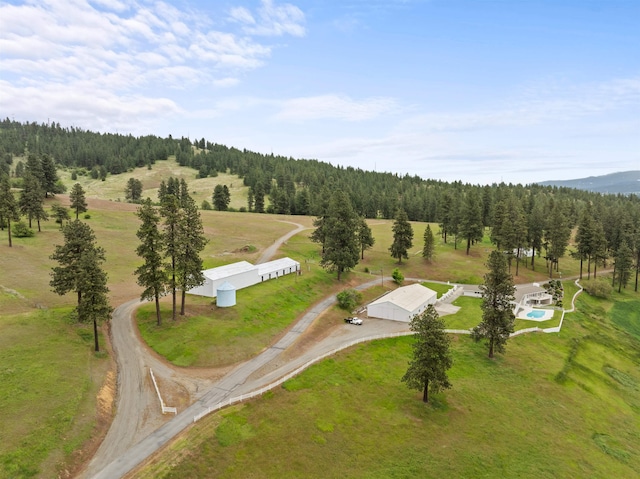 17500 E Wellesley Ave, Spokane Valley, WA 99216 - drone / aerial view of a heavily wooded area