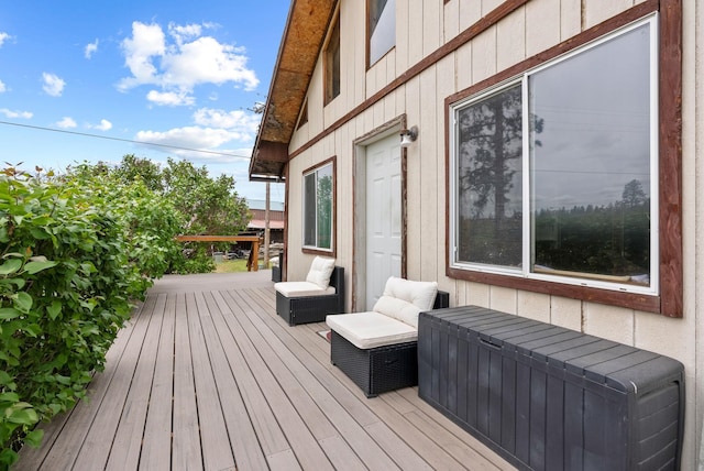 6500 W Soledad Ln, Cheney, WA 99004 - view of wooden terrace