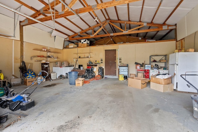 6500 W Soledad Ln, Cheney, WA 99004 - garage featuring freestanding refrigerator