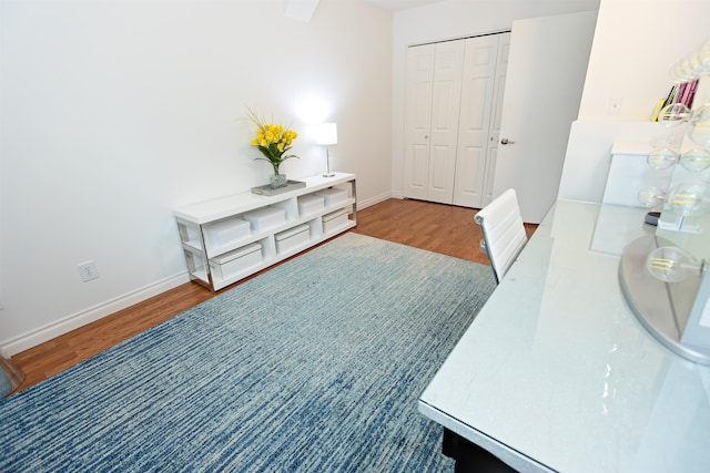 136 E Rockwood Blvd Unit 201, Spokane, WA 99202 - office featuring wood finished floors and baseboards
