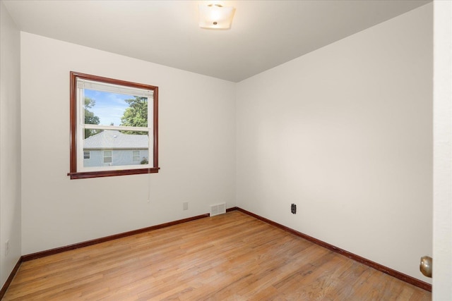 4218 N E St, Spokane, WA 99205 - unfurnished room with light wood-type flooring and baseboards