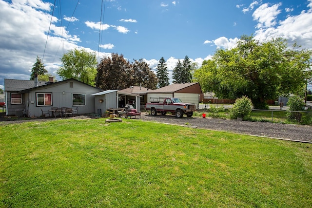1207 E Bismark Ave, Spokane, WA 99208 - view of yard with an outdoor fire pit