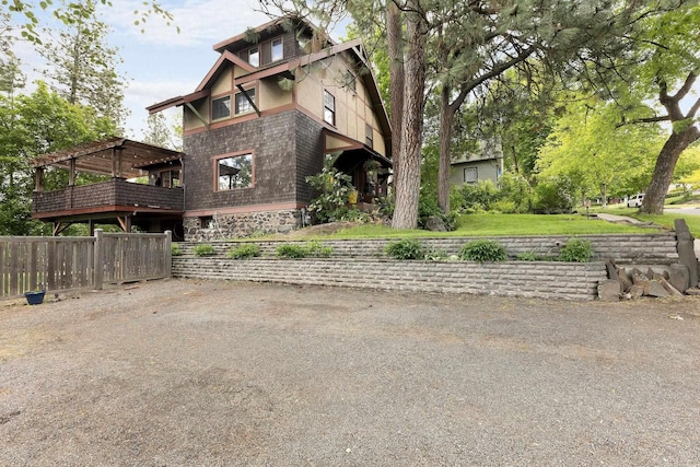 1732 W 14th Ave, Spokane, WA 99204 - view of home's exterior with a wooden deck