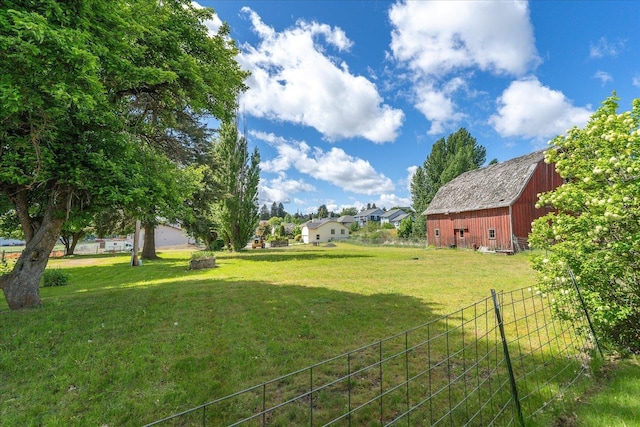 2215 N 8th St, Cheney, WA 99004 - view of yard featuring a barn and an outbuilding