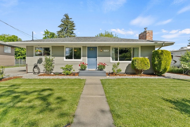 914 N Locust Rd, Spokane Valley, WA 99206 - ranch-style house with a chimney and a shingled roof