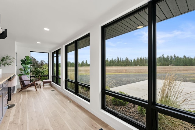 311 N Christensen Rd, Medical Lake, WA 99022 - sunroom / solarium featuring wood finished floors and recessed lighting