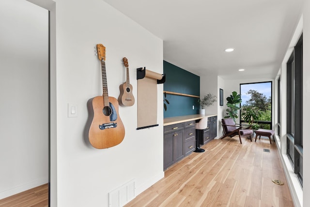 311 N Christensen Rd, Medical Lake, WA 99022 - hall featuring light wood finished floors, recessed lighting, and baseboards