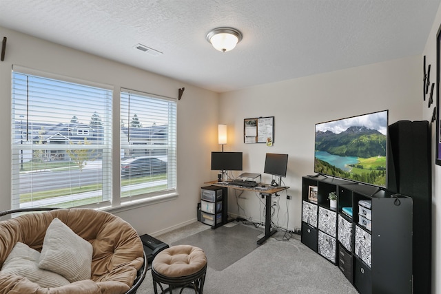 8604 W 8th Ave, Spokane, WA 99224 - carpeted office space featuring a textured ceiling and baseboards