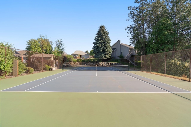 8904 E Boardwalk Ln, Spokane, WA 99212 - view of tennis court with community basketball court