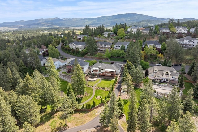 14716 E 48th Ln, Veradale, WA 99037 - aerial view of property's location with nearby suburban area and mountains