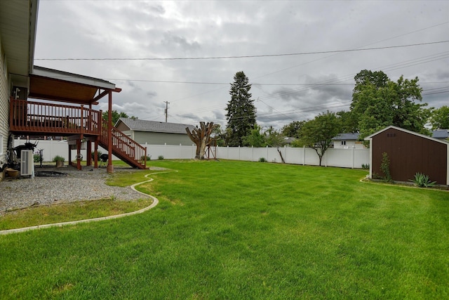 11920 E Railroad Ave, Spokane, WA 99206 - view of yard featuring stairs and a deck