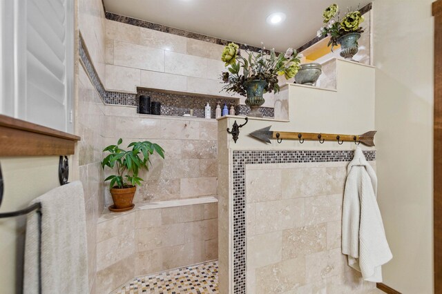 14410 W Jacobs Rd, Spokane, WA 99224 - full bathroom with a walk in shower and recessed lighting