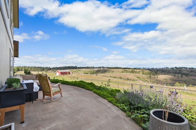 14410 W Jacobs Rd, Spokane, WA 99224 - view of patio with a view of rural / pastoral area