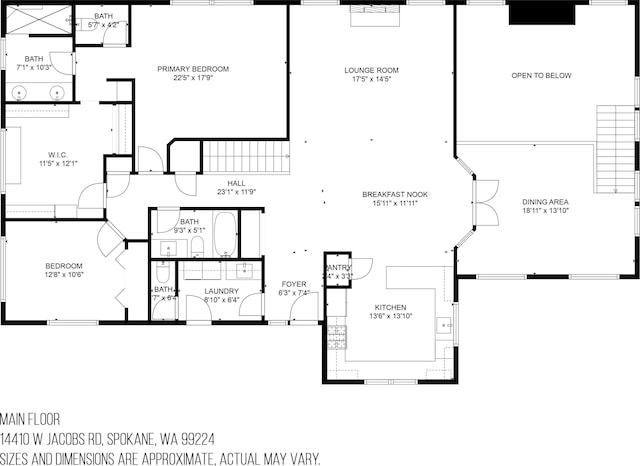 14410 W Jacobs Rd, Spokane, WA 99224 - property floor plan